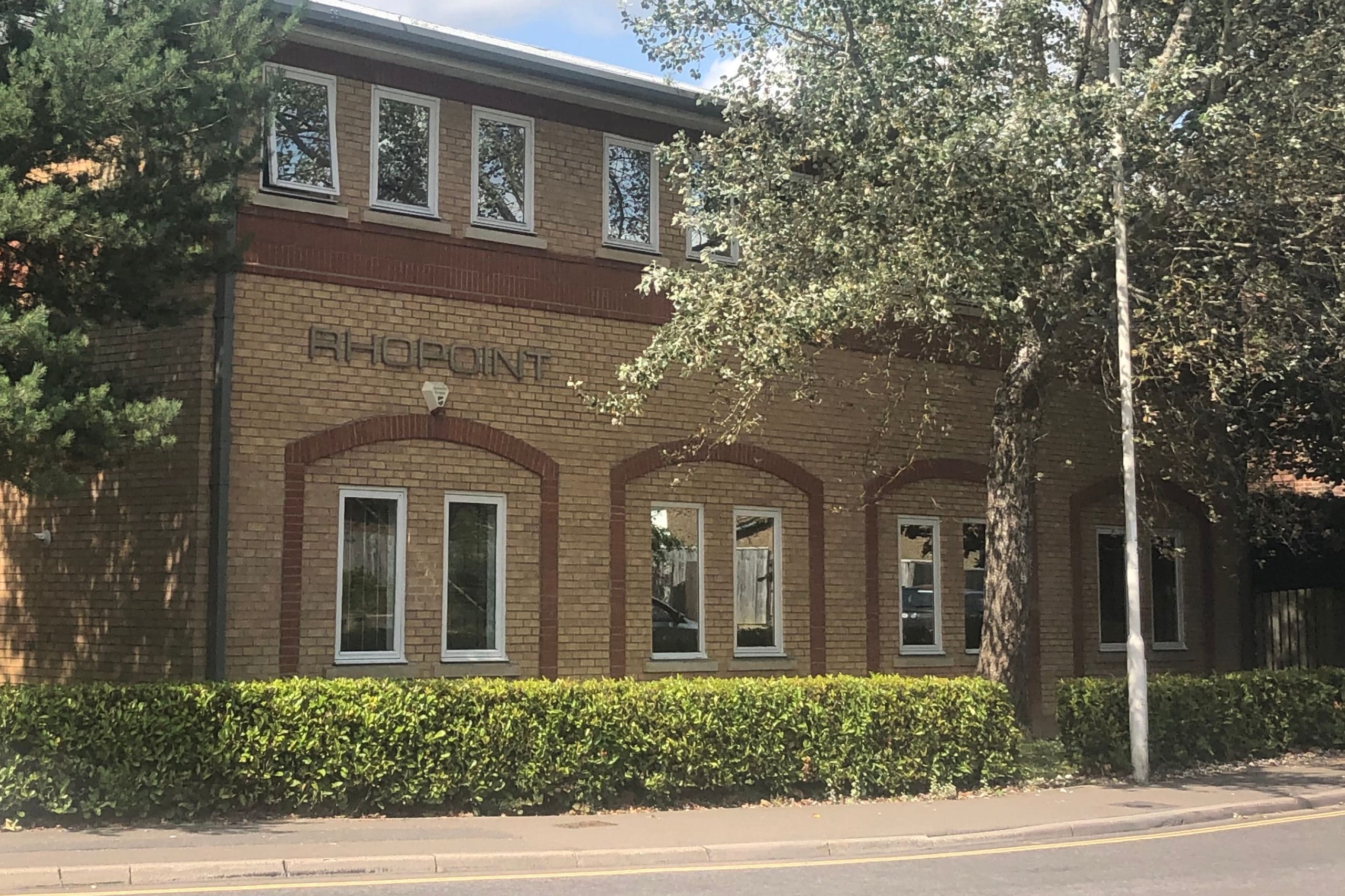 Image of the Rhopoint Holding head office building in East Grinstead, West Sussex